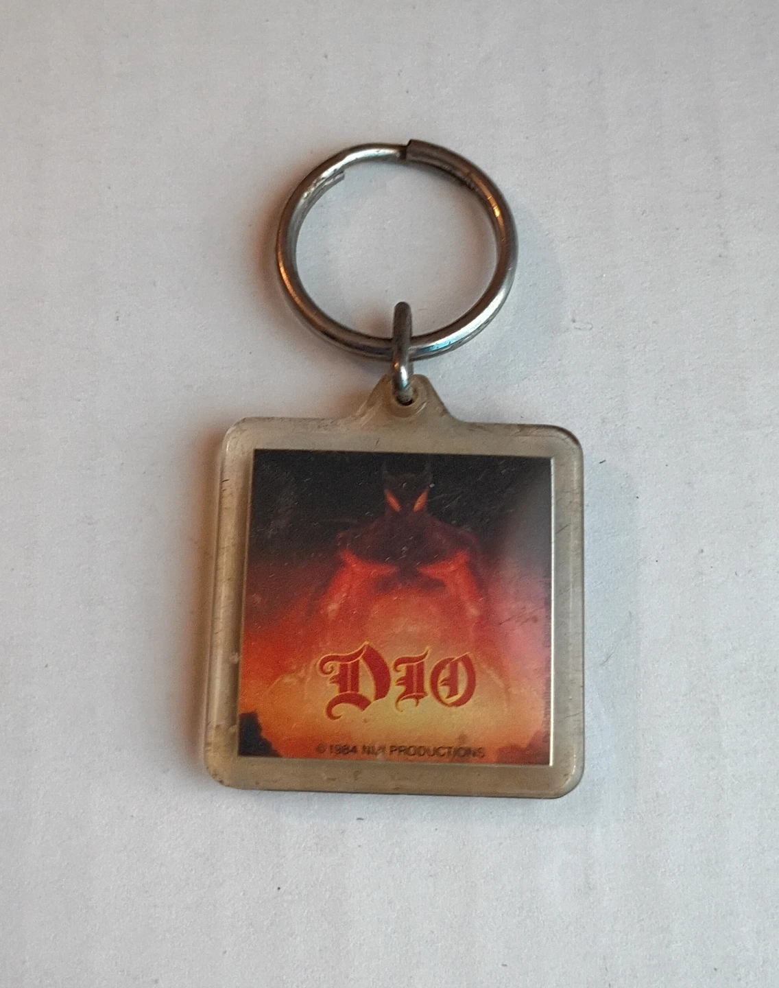 1984 vintage Dio Last In Line keychain