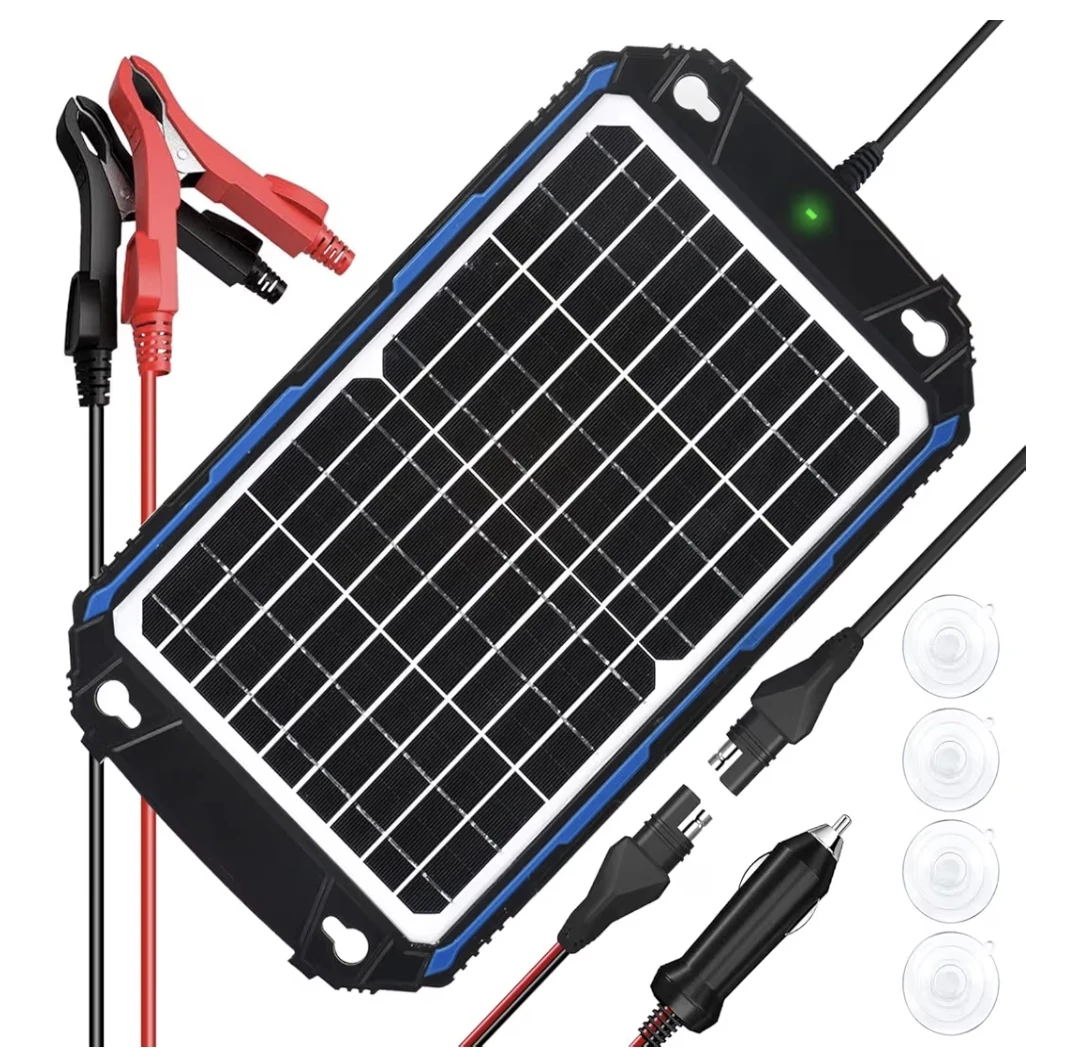 12V Solar Battery Maintainer Charger