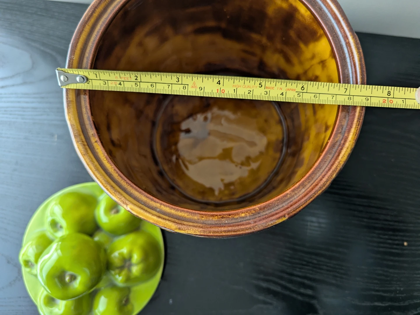 Ceramic Apple Basket Cookie Jar - photo 3