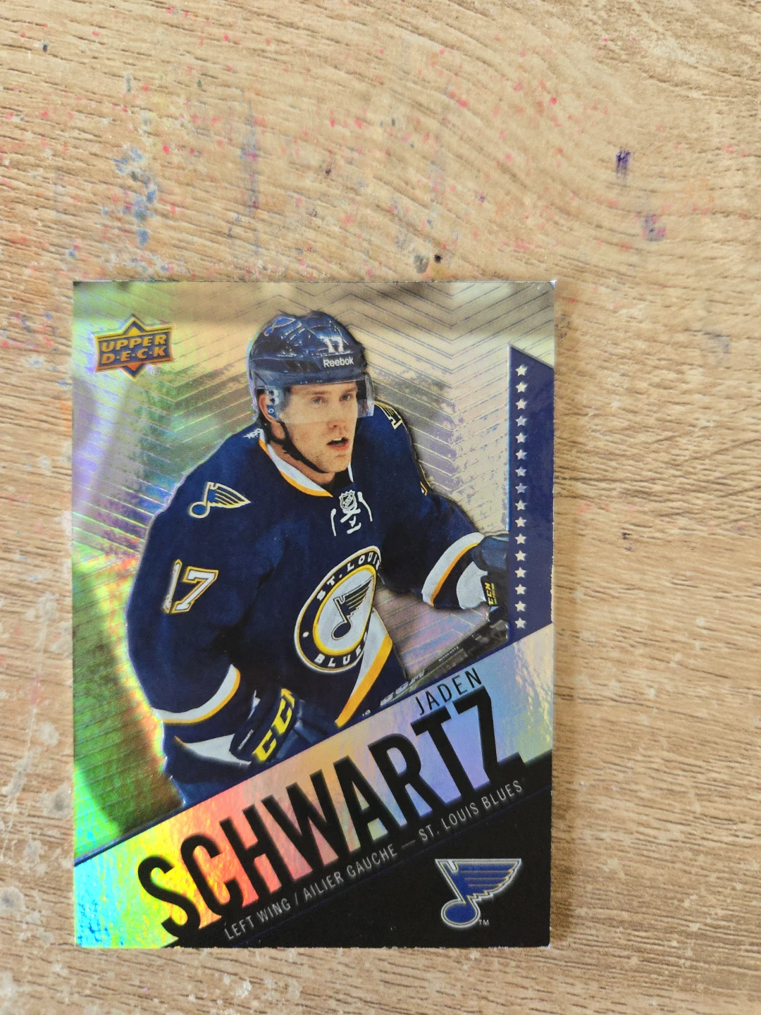Jaden Schwartz 2015-2016 Tim Hortons Hockey Card