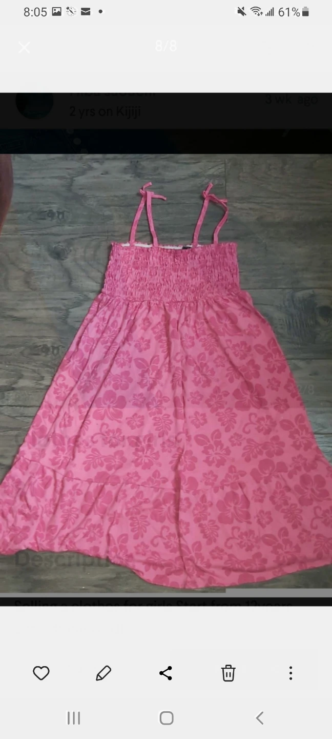 Girls floral dress - photo 5
