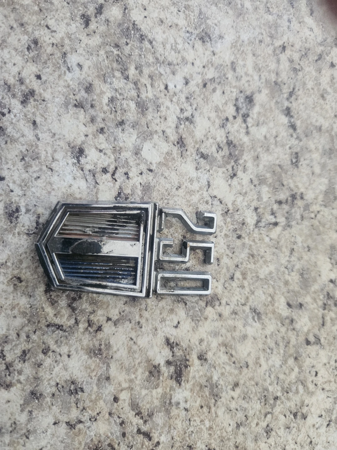 Vintage Car Emblem "250" Badge