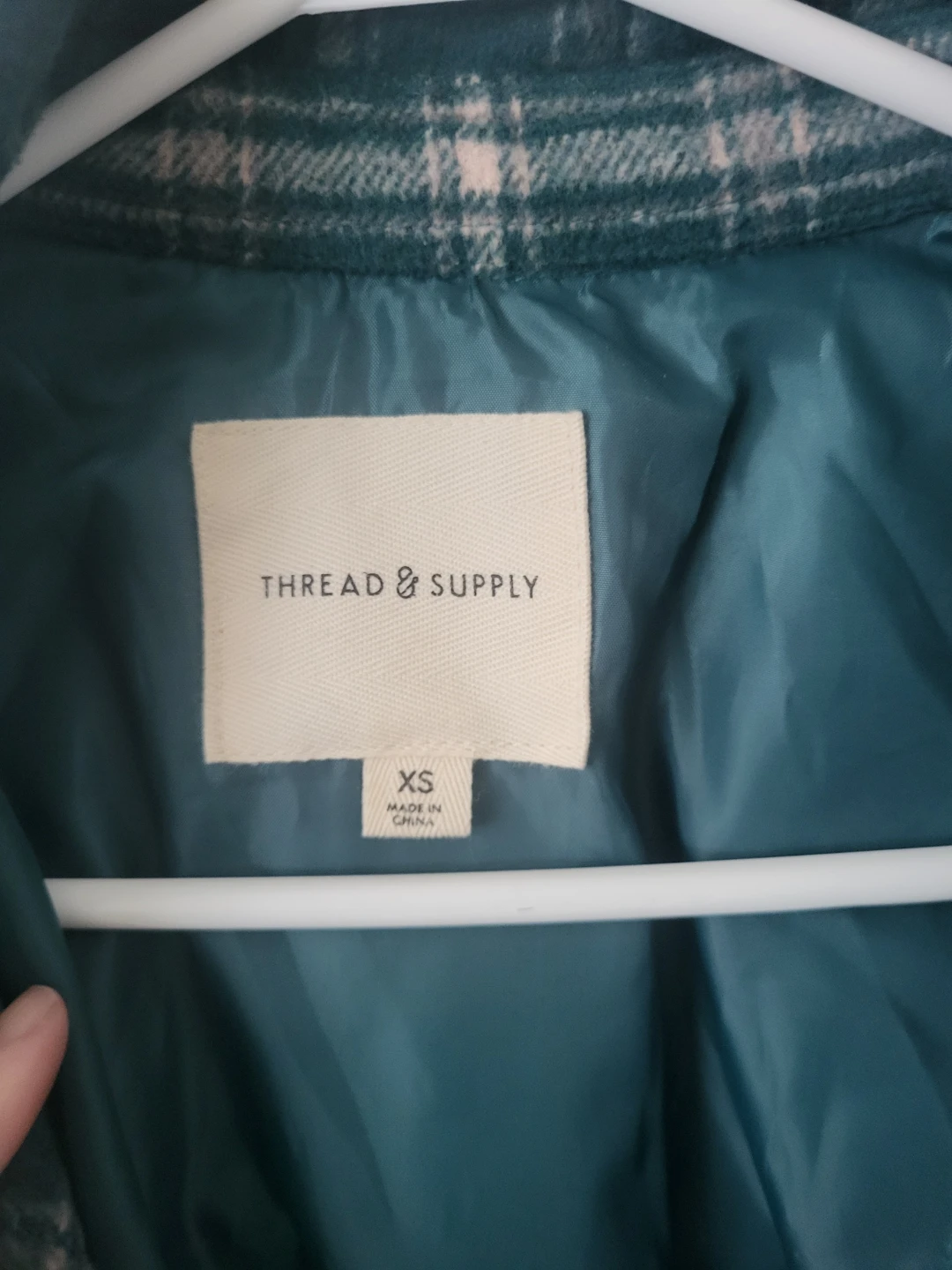 Thread & Supply Plaid Shacket - XS womens - photo 3