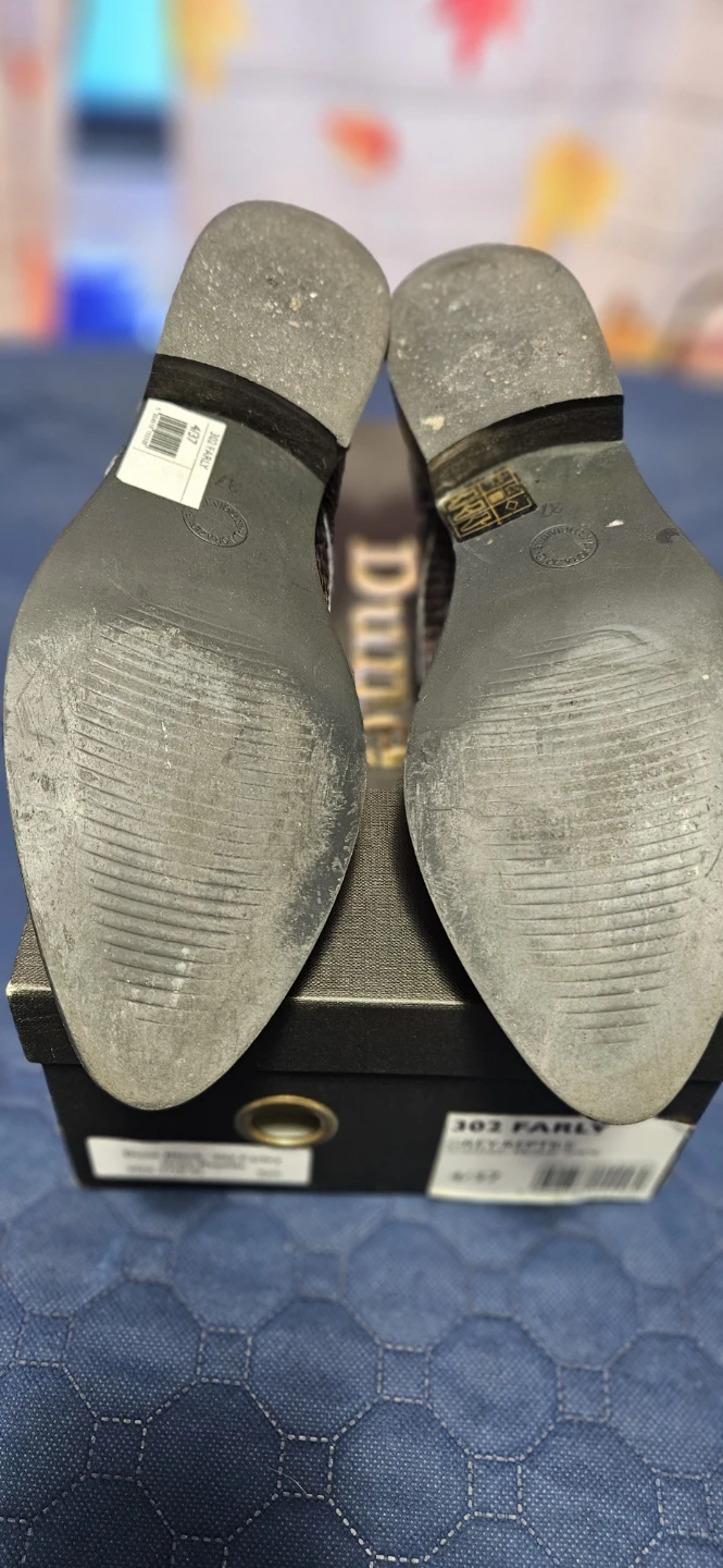 Dune Black "Farley" Monk Strap Shoes Grey Reptile Size 4/37 - photo 2