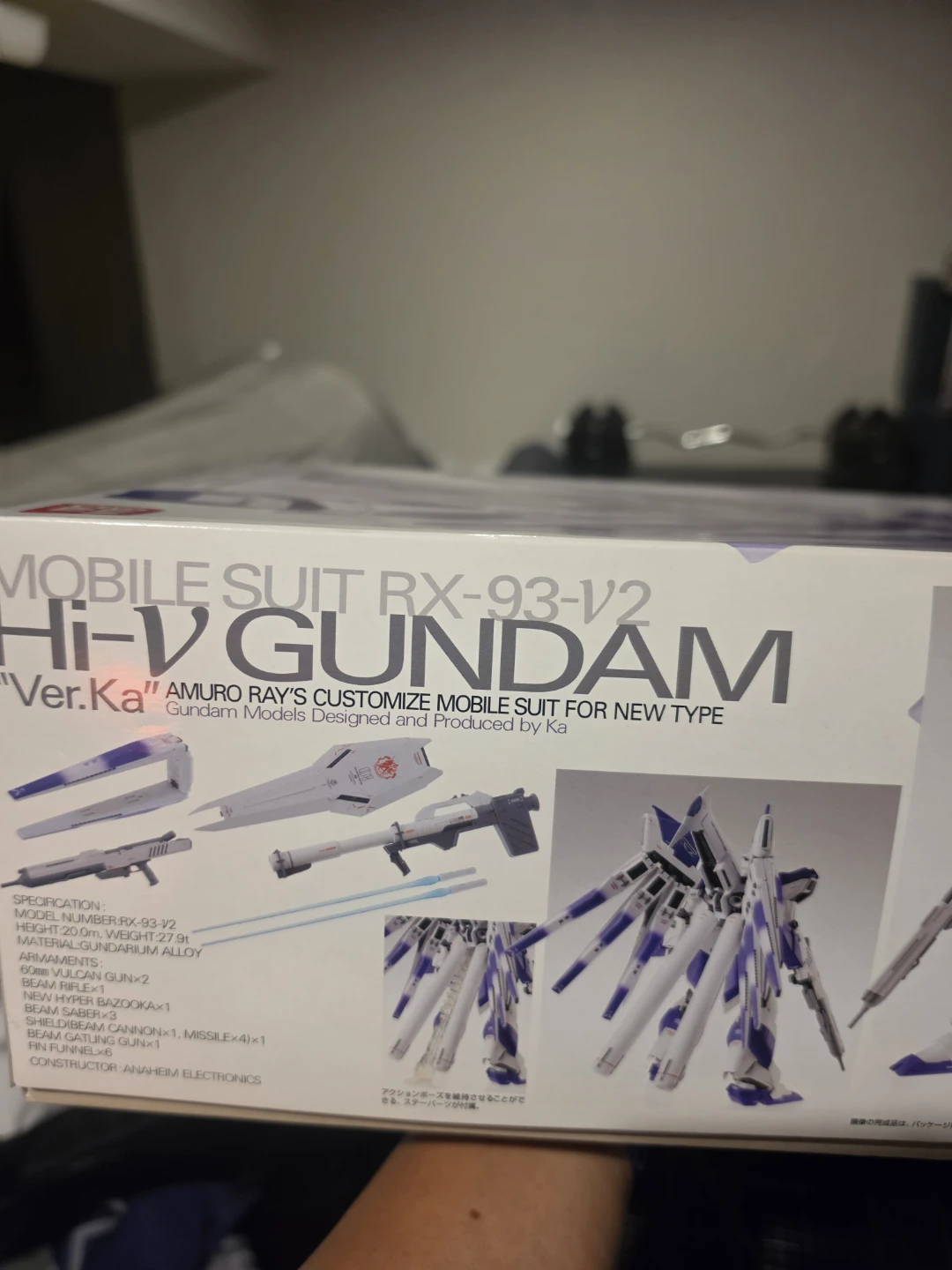 Master Grade Hi-Nu Gundam "Ver.Ka" Mobile Suit Model Kit - photo 5