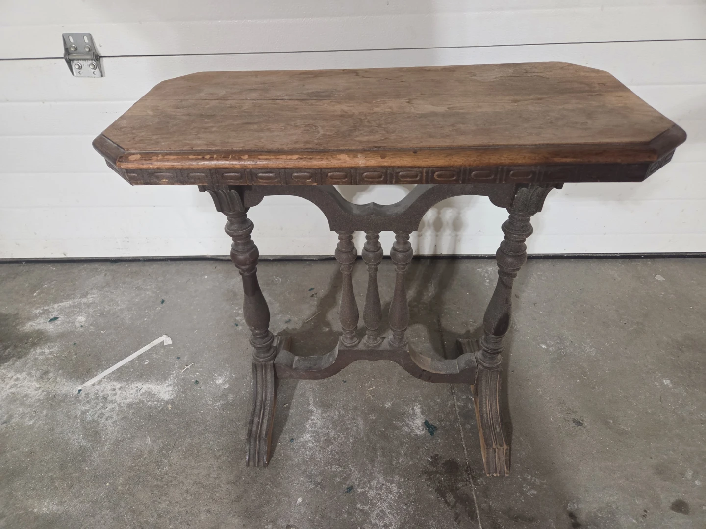 Antique Jacobean Revival side/parlor table.