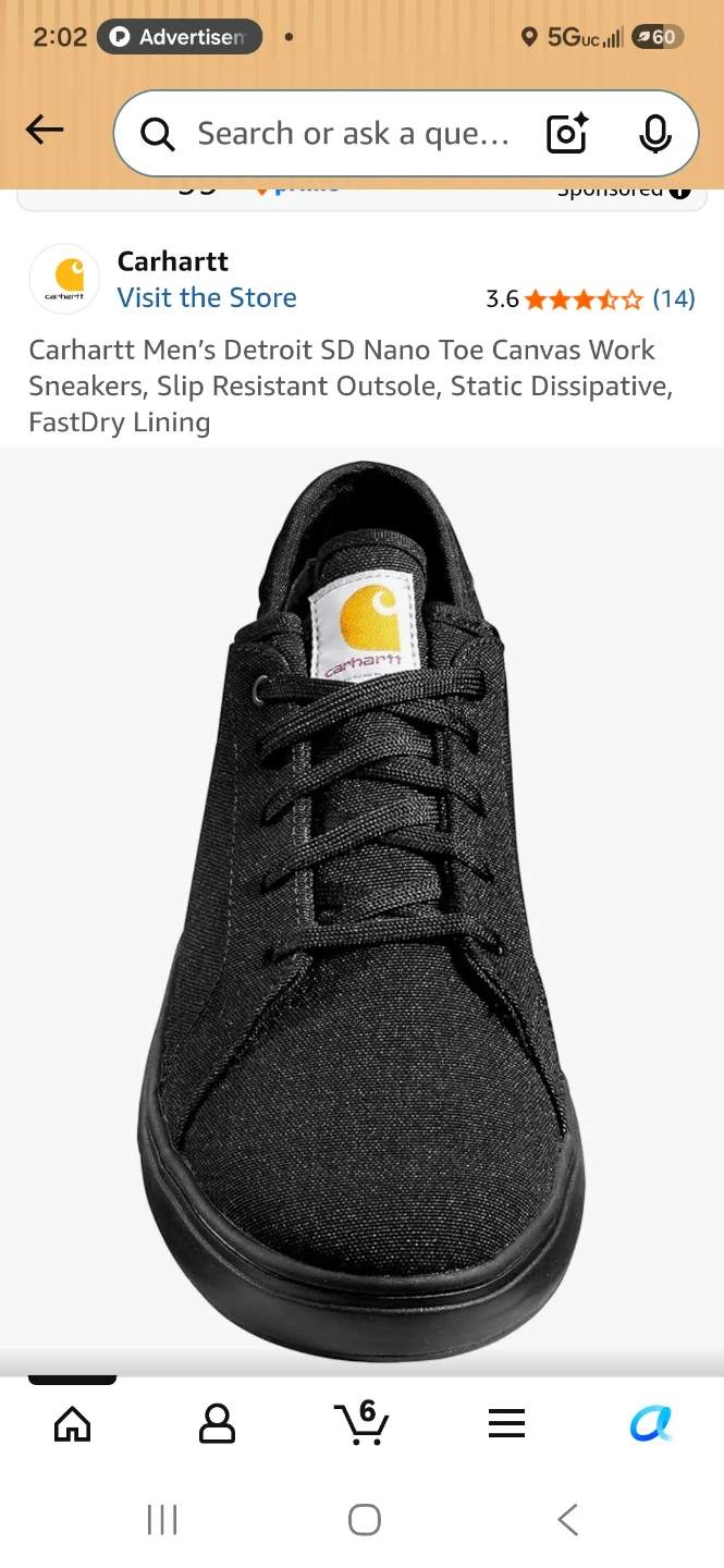Carhartt Men's Detroit Nano Composite Toe SD Sneaker