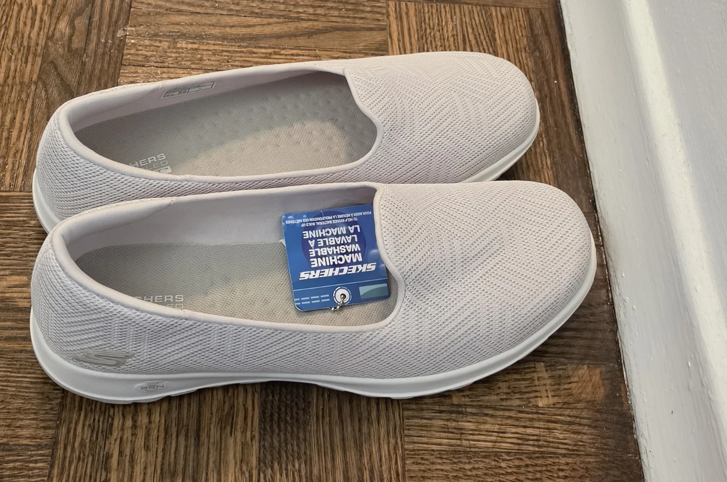 Skechers GO WALK Light Pink Slip-On Shoes - Size 10 Women's