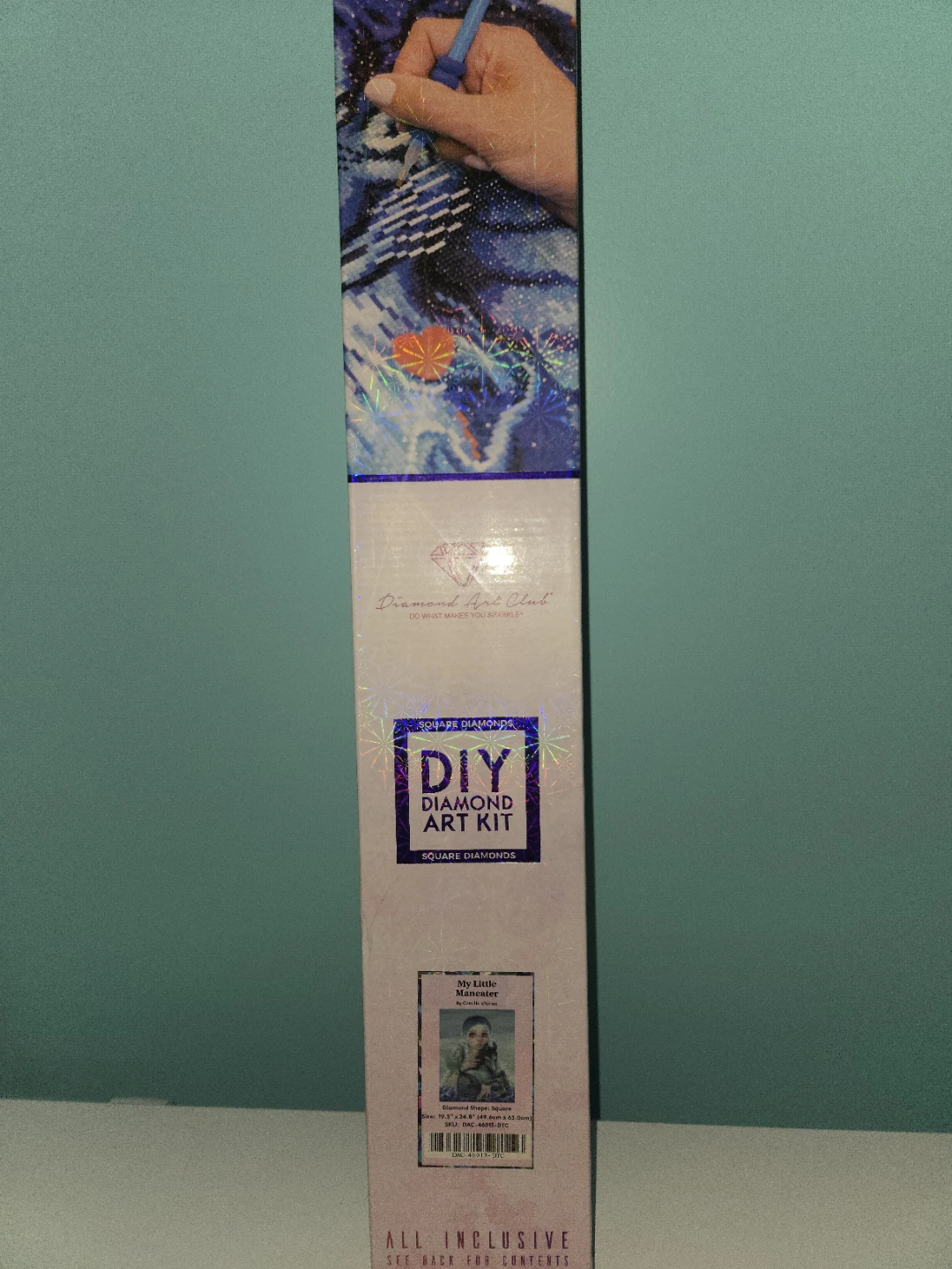 Diamond Art Club "My Little Maneater" DIY Kit 19.5" x 24.8"