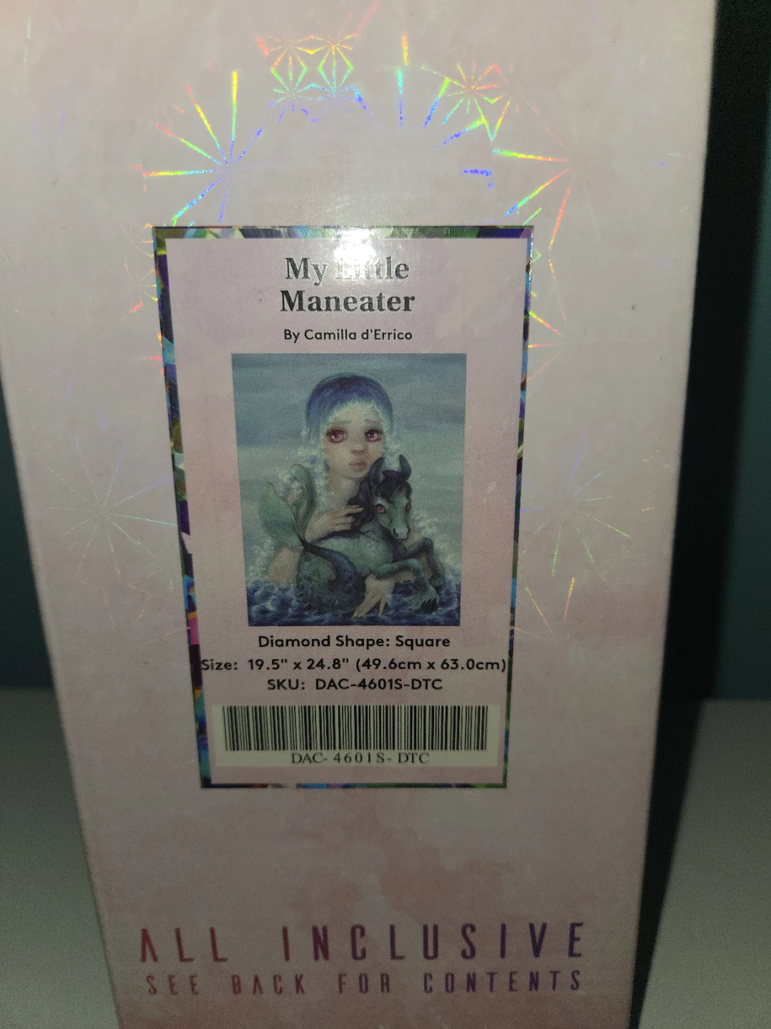 Diamond Art Club "My Little Maneater" DIY Kit 19.5" x 24.8" - photo 2