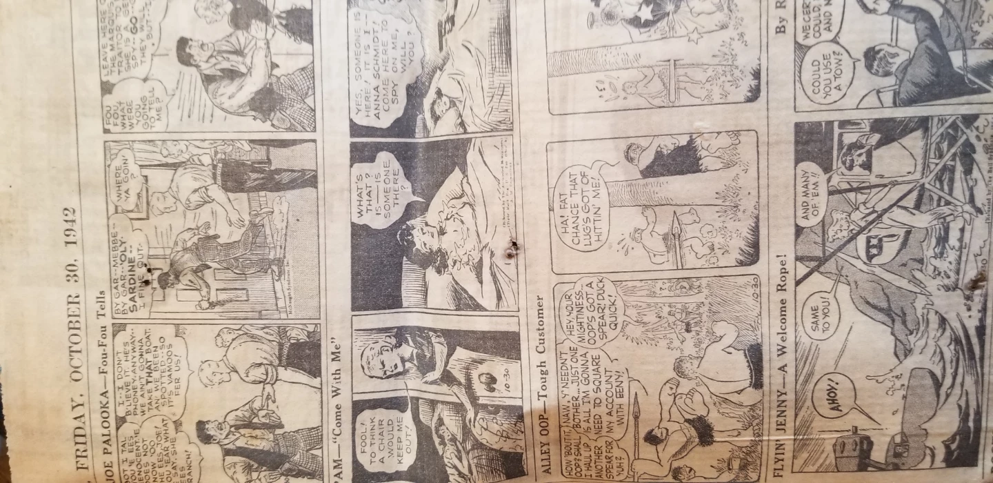 Collection of vintage newspapers