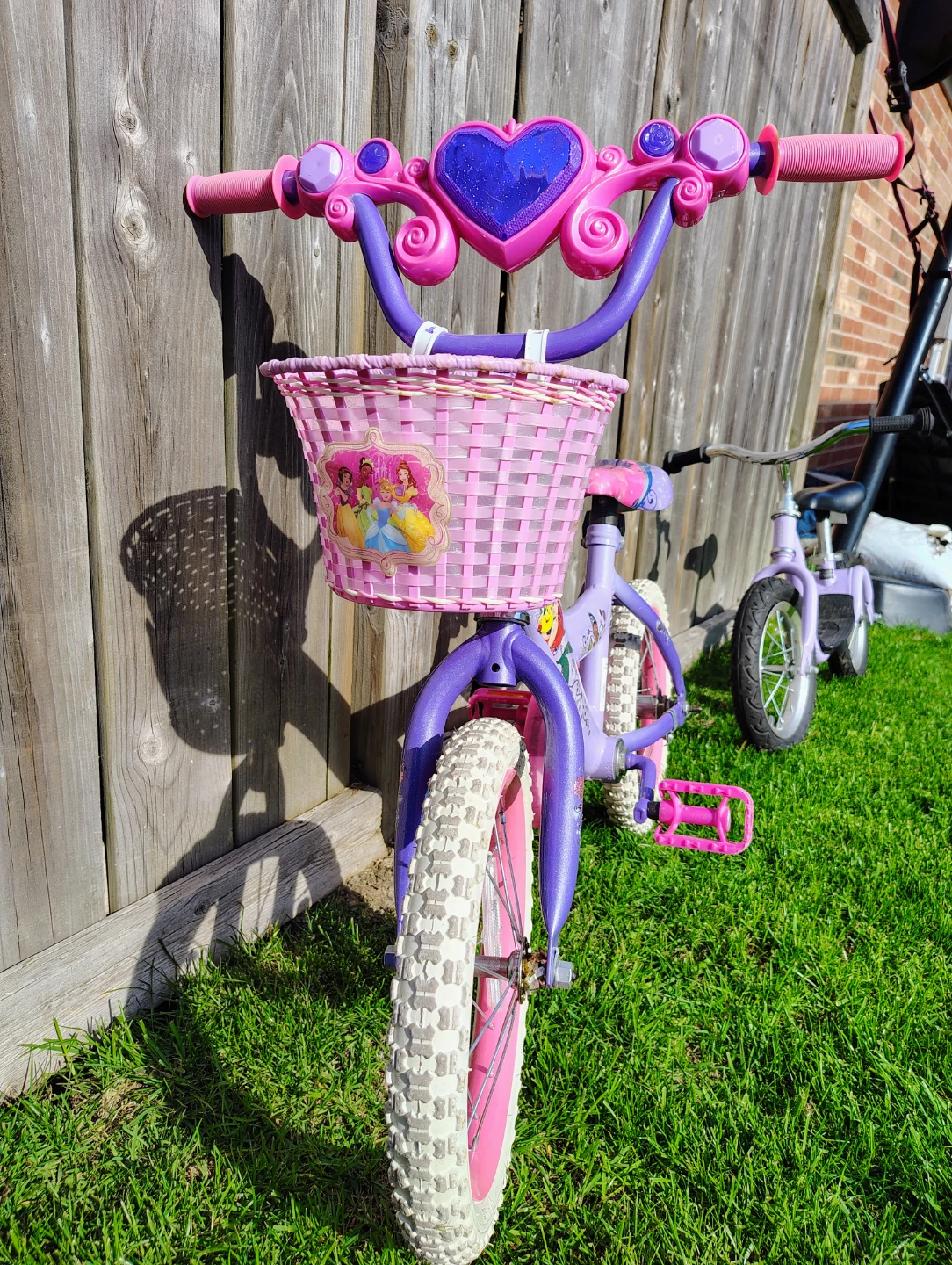 Kids Princess Bike with Basket