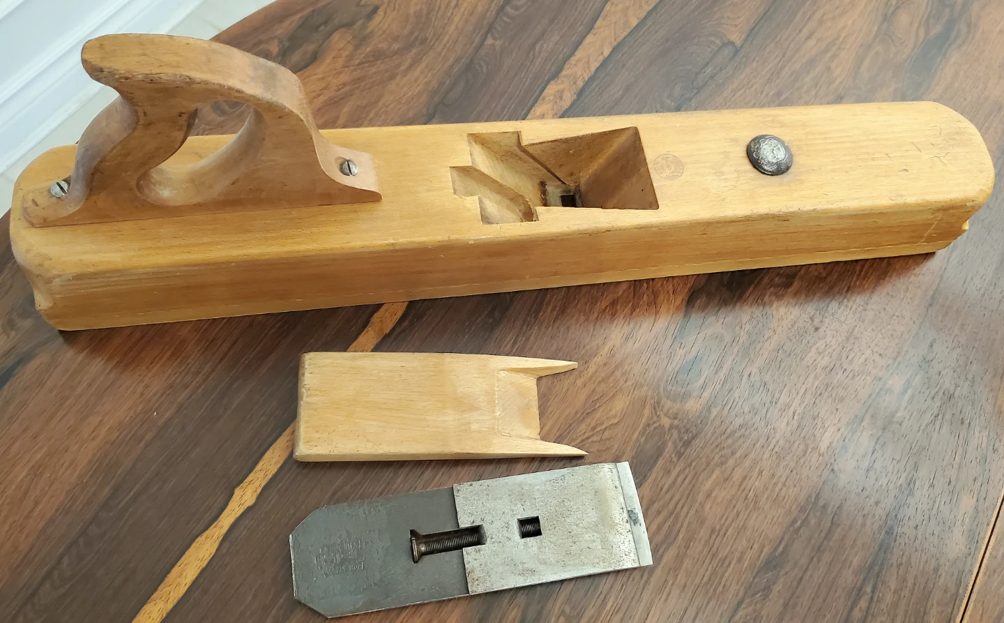 24" Vintage Austrian Wooden Hand Plane - photo 2