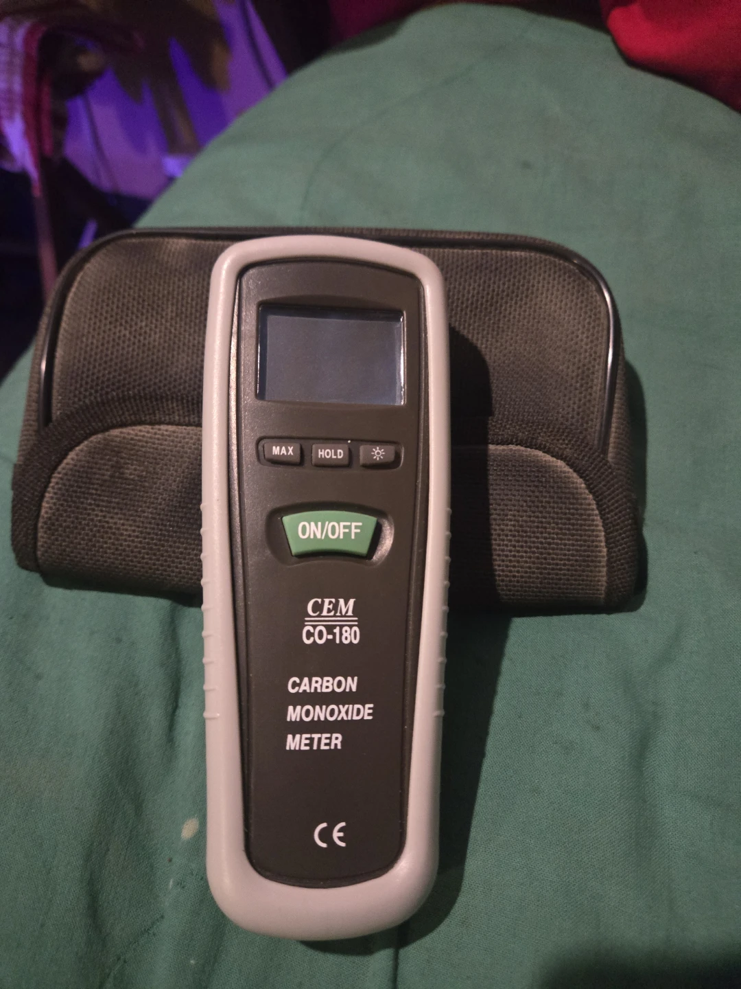CEM CO-180 Carbon Monoxide Meter with Case