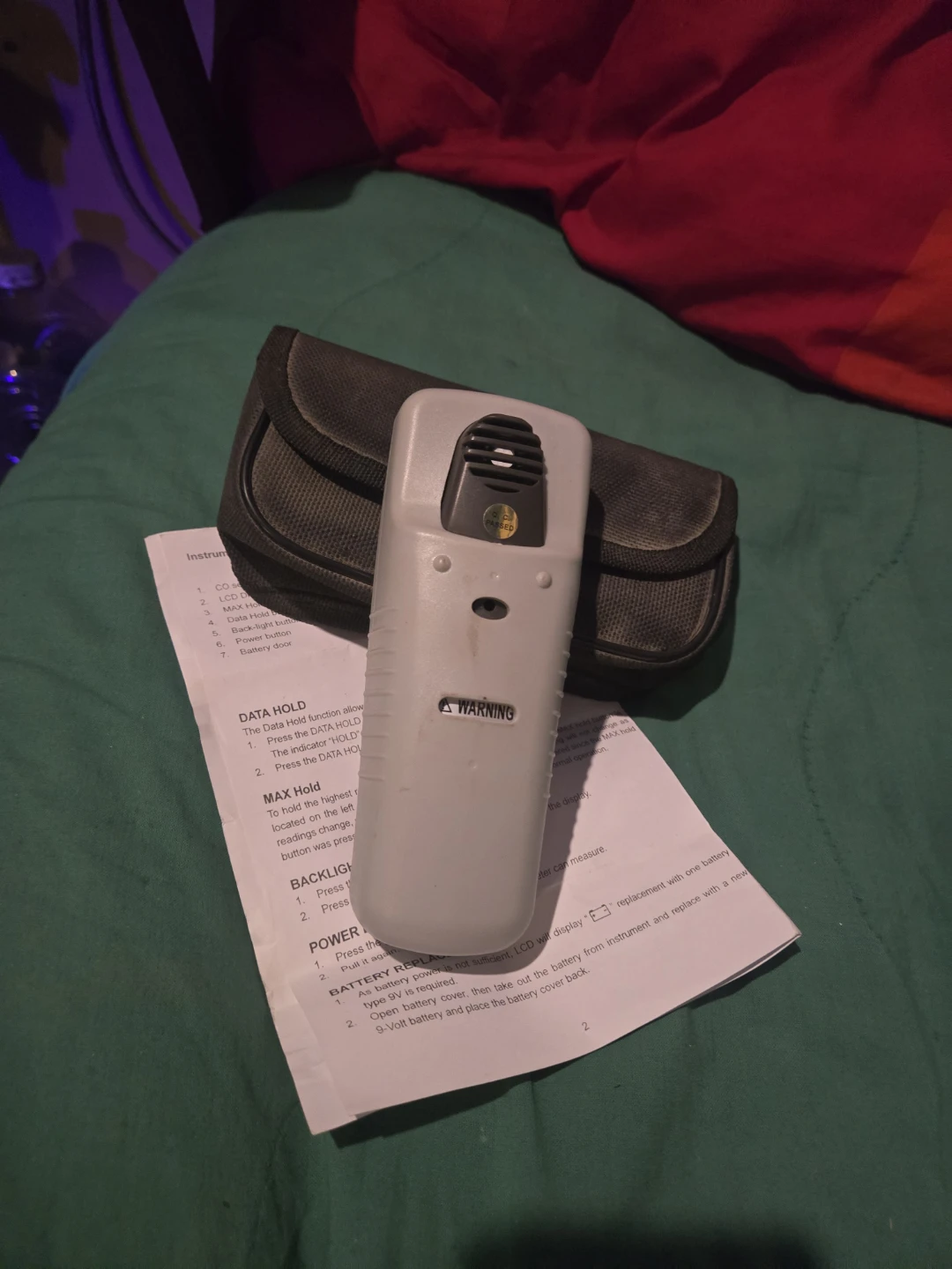 CEM CO-180 Carbon Monoxide Meter with Case - photo 2