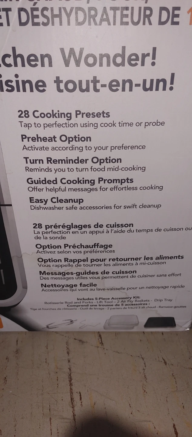Gourmia 14 Qt Air Fryer, Oven, Rotisserie & Dehydrator - photo 5