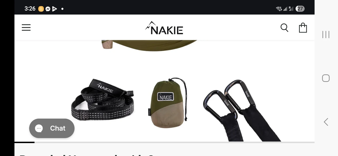 Nakie Hammock - Olive Green