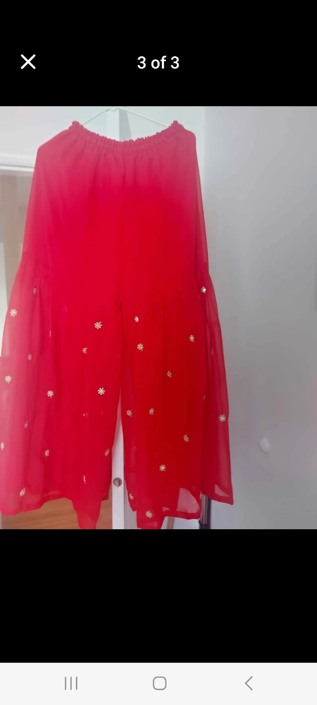 Indian Sharara suit with dupatta - photo 3