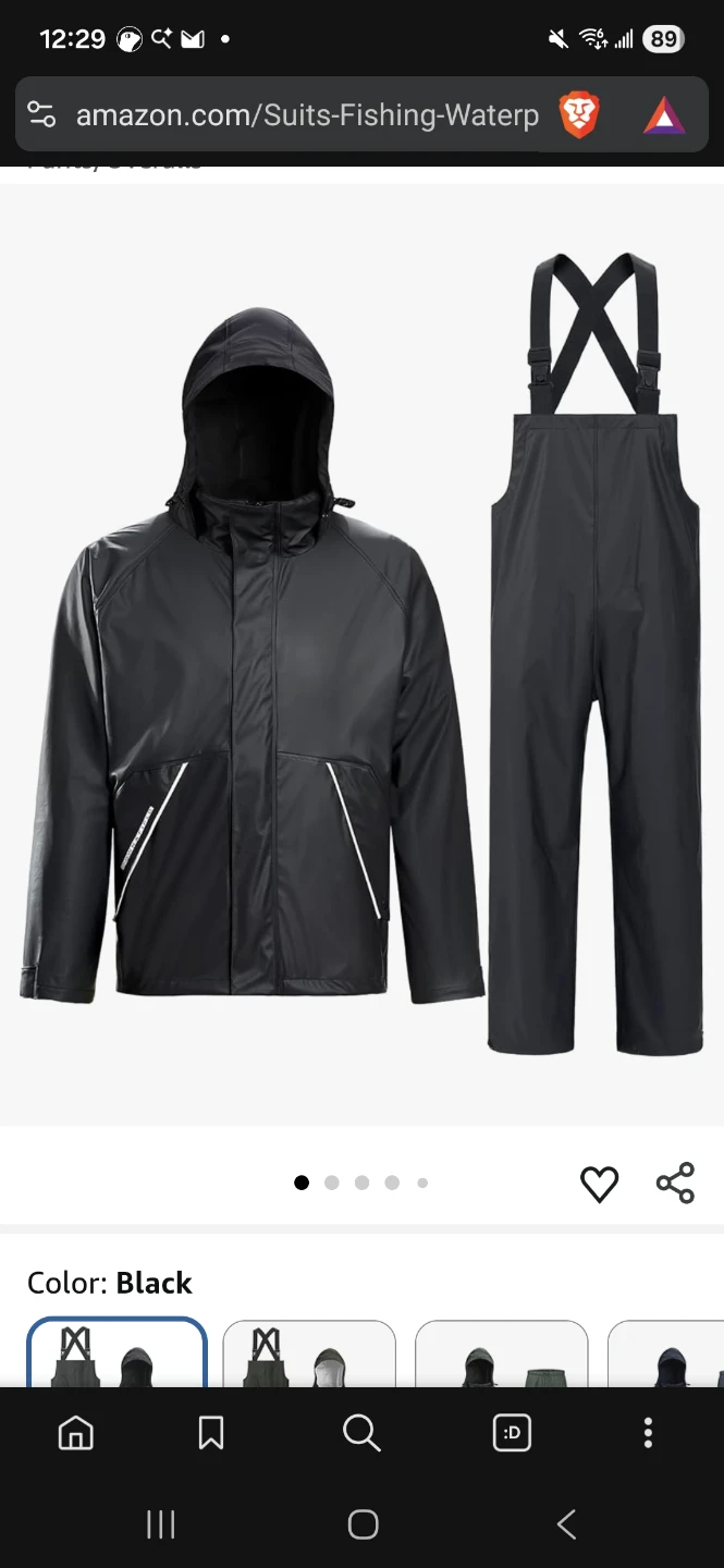 Unisex rain (fishing) gear : Jacket & Bib Pants - photo 2