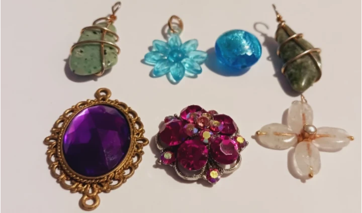 Lot of 7 Assorted Charms and Pendants $5 EACH. - photo 2