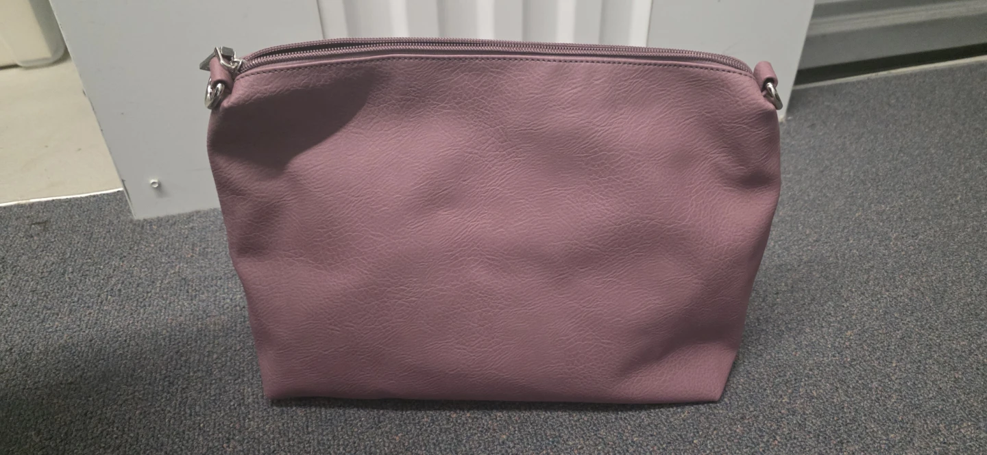 Purple Crossbody Purse w/ Removable Strap