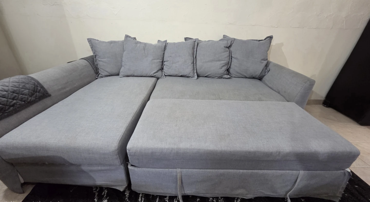 IKEA- Grey Sectional Sofa with Chaise