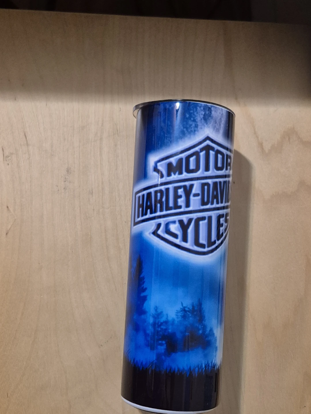 BN)Harley-Davidson Stainless Steel Tumbler/ Wolf Graphic