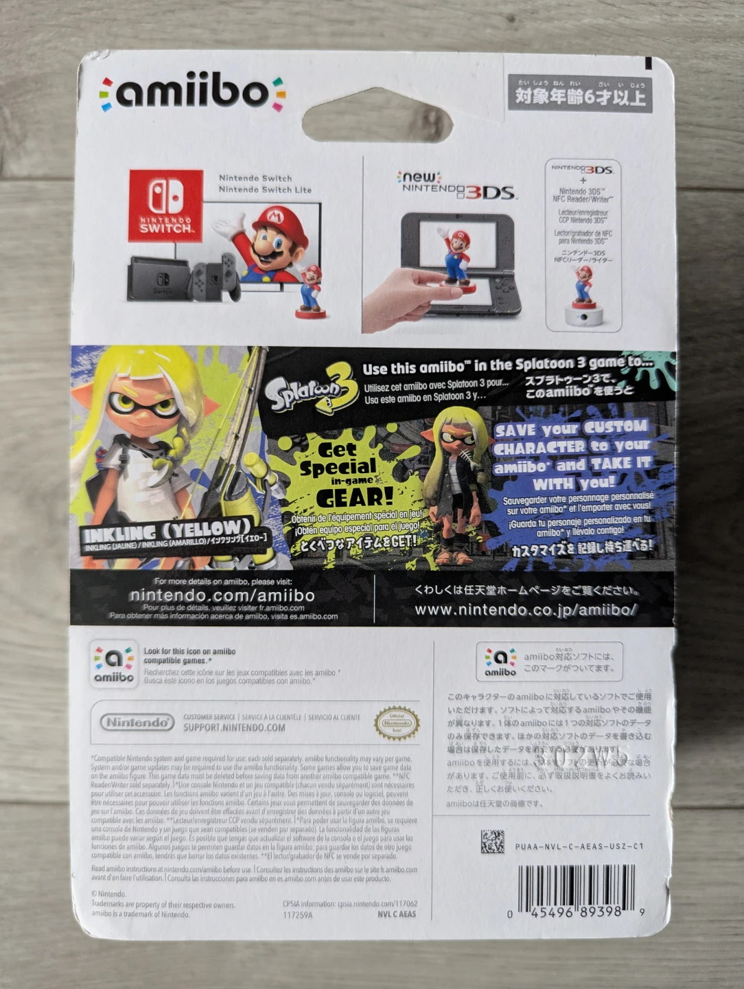 Nintendo Amiibo Splatoon Yellow Inkling Girl - photo 2