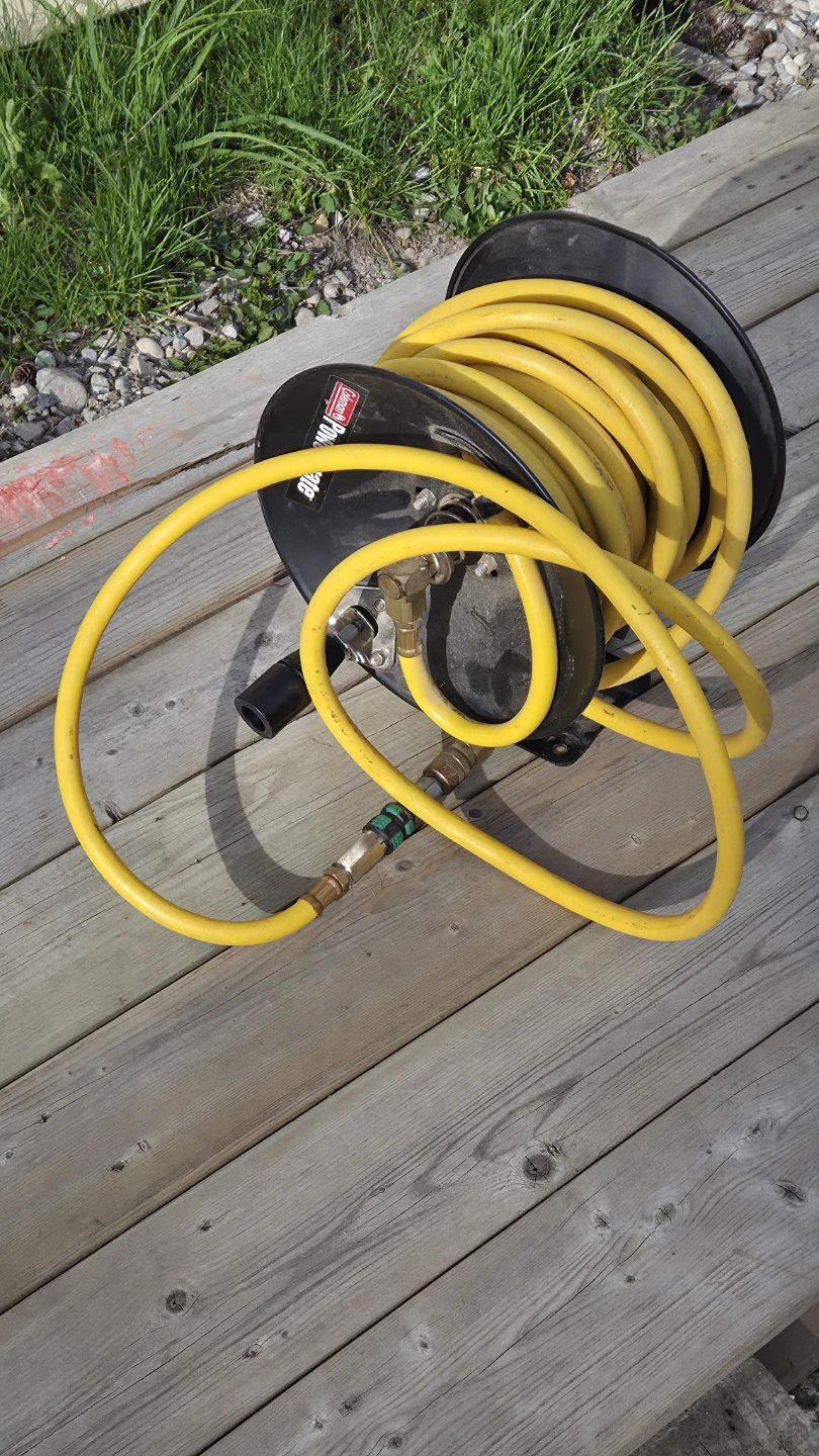 Power-Flow Air Hose Reel with Yellow Hose - photo 4