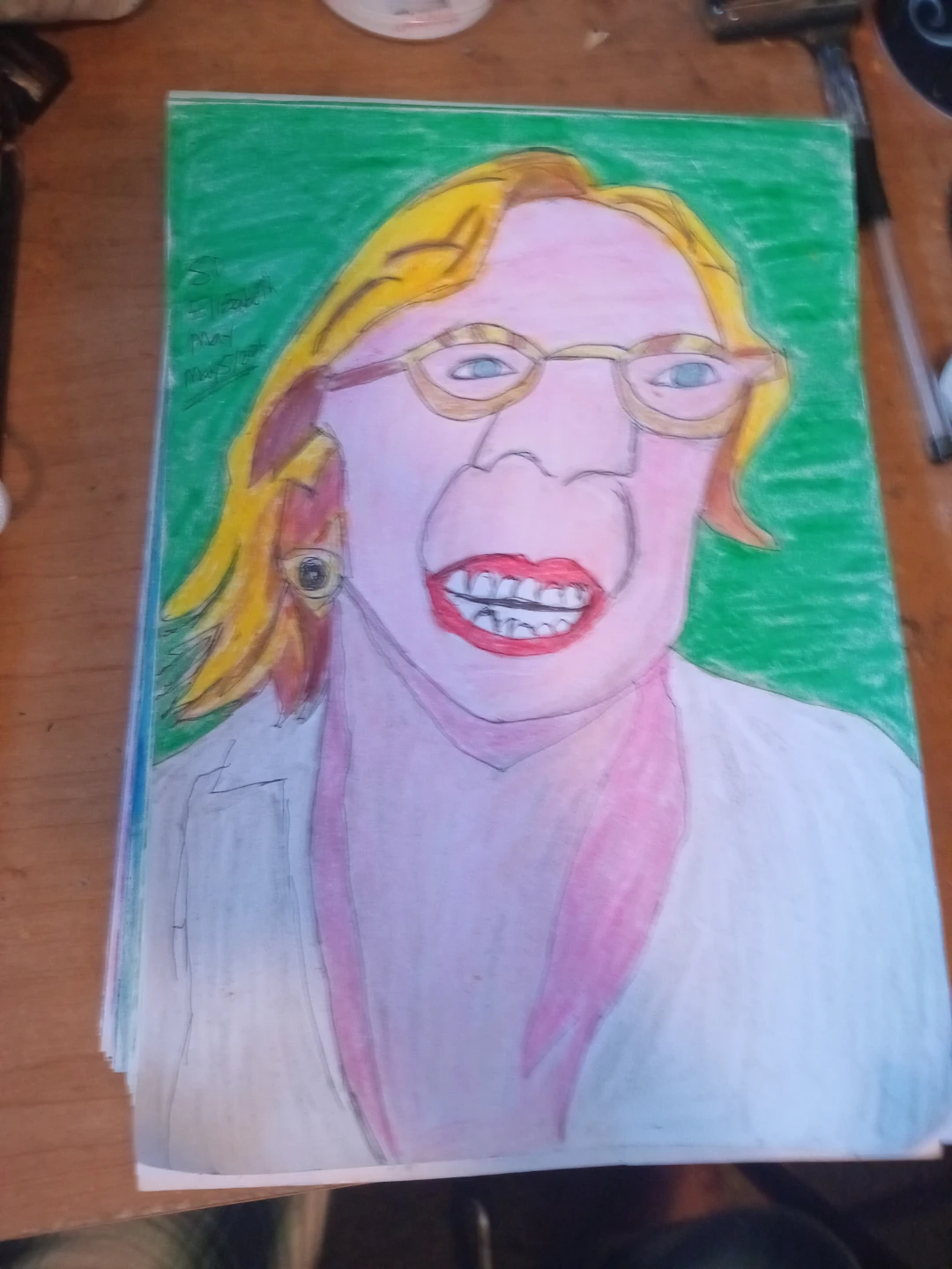 Elizabeth May Caricature Drawing by Custom Artist Sherwin - photo 2