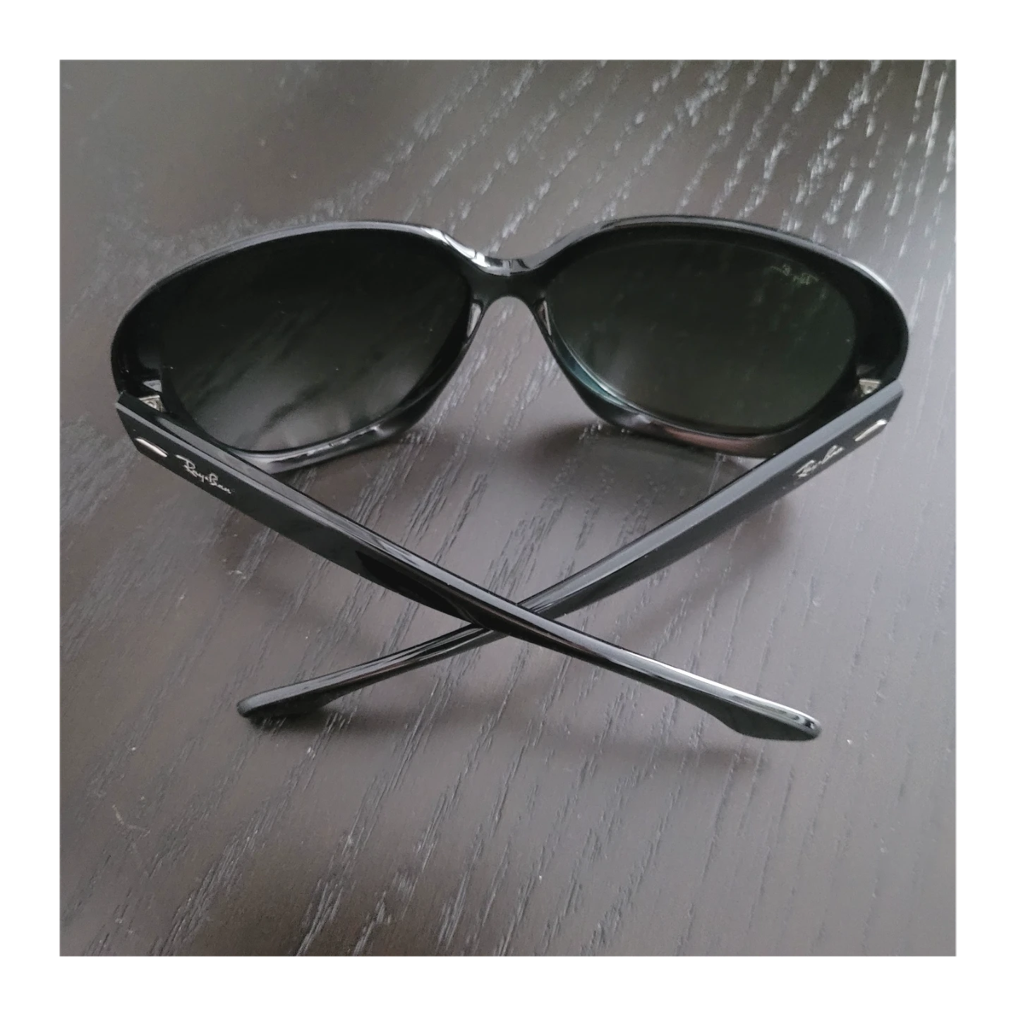 Ray-Ban Black Oversized Sunglasses with Case - photo 4