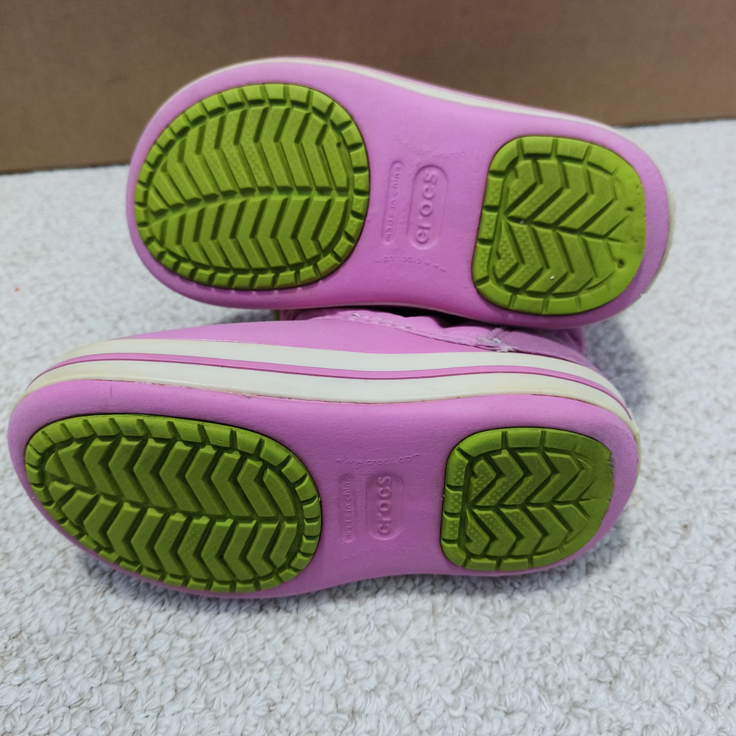 Crocs Pink Puffer Boots with Lights SIZE C11 - photo 5