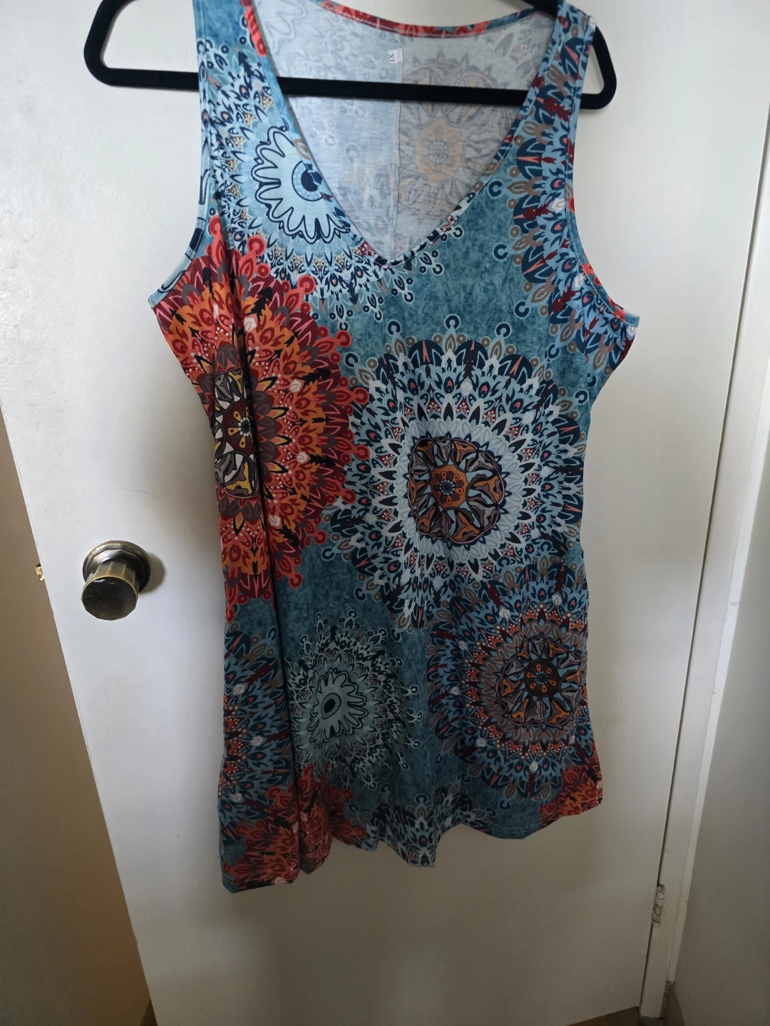 V-Neck Sleeveless  Dress XL