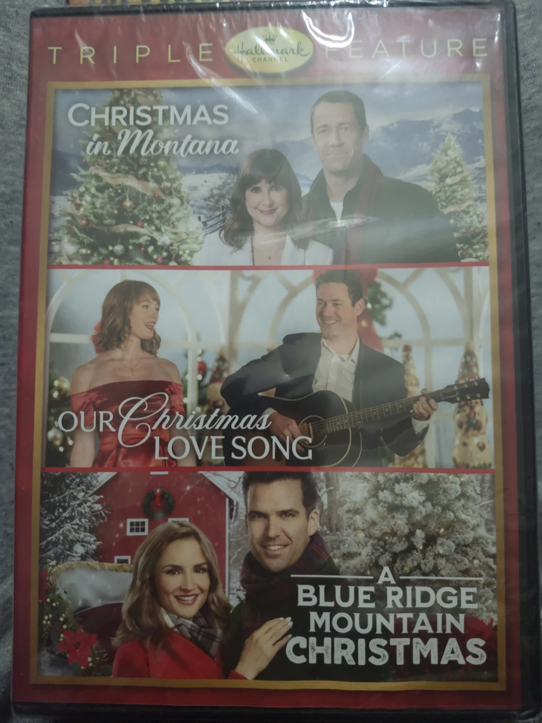 Hallmark Triple Feature Christmas Movies DVD