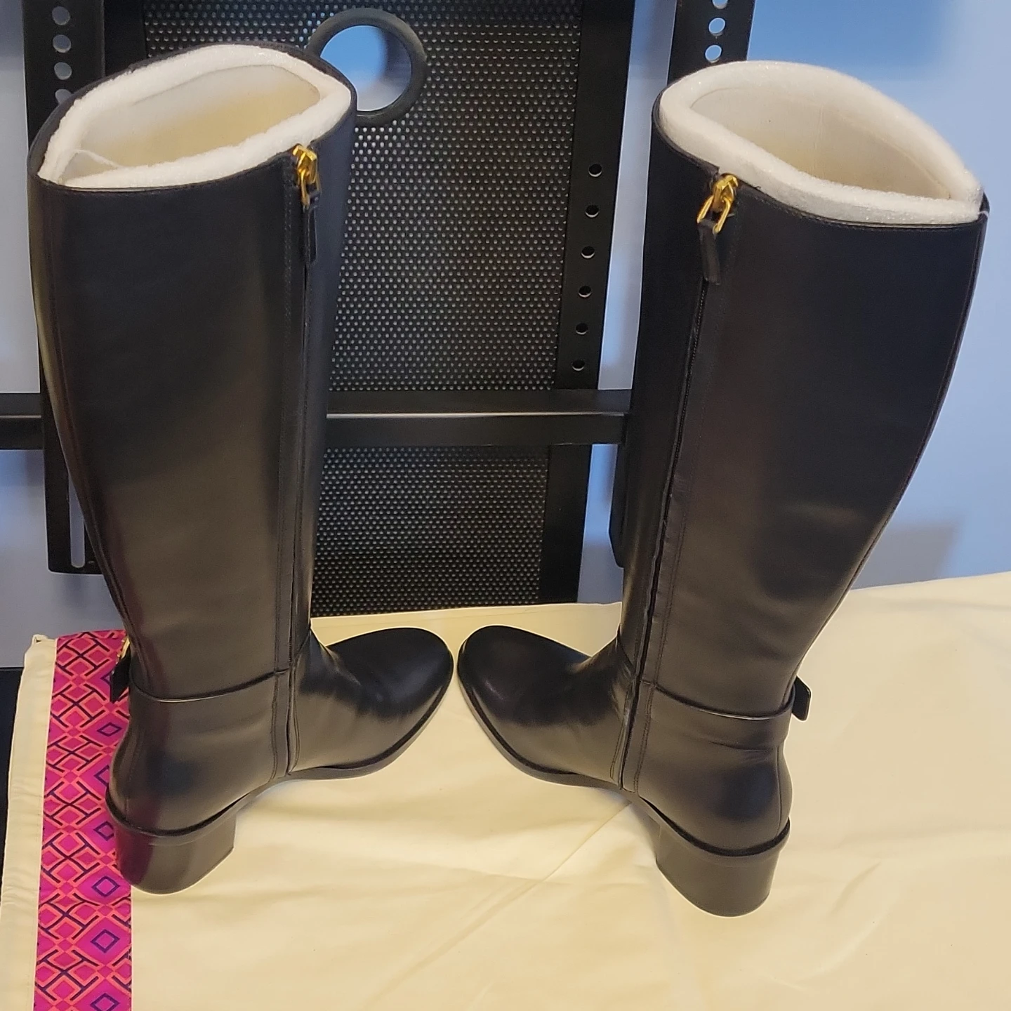 Tory Burch Black Leather Riding Boots - photo 5