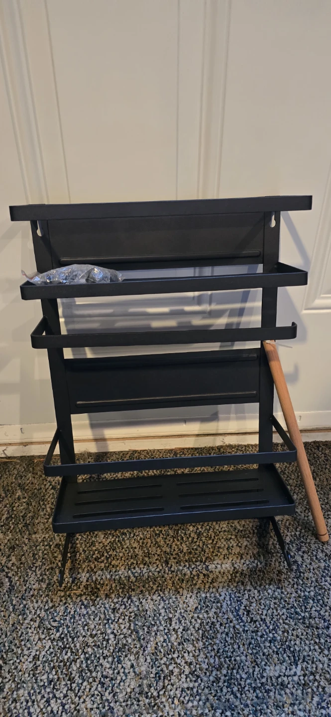 Black 4-Tier  Spice Rack Shelf
