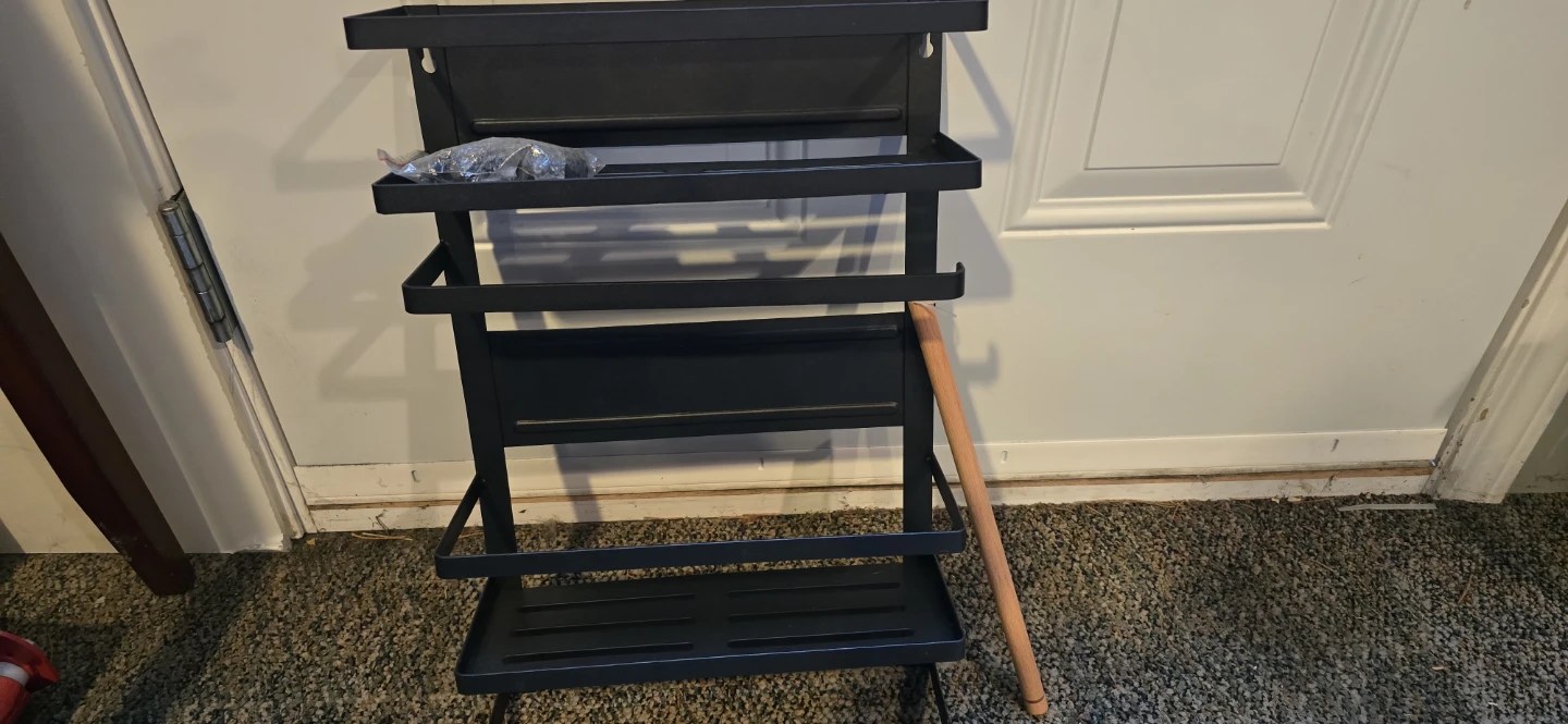Black 4-Tier  Spice Rack Shelf - photo 3