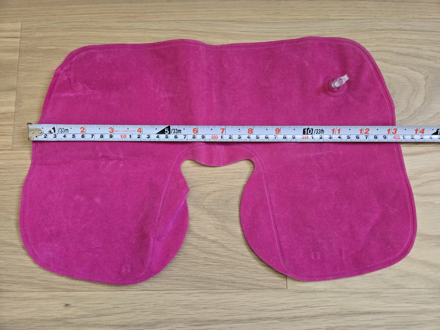 Pink Inflatable Travel Neck Pillow - photo 4