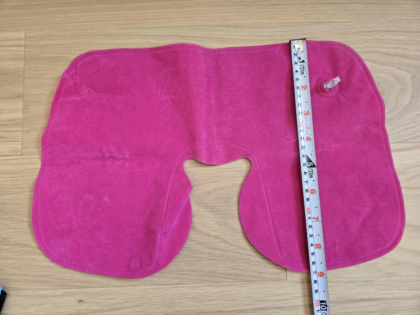 Pink Inflatable Travel Neck Pillow - photo 5