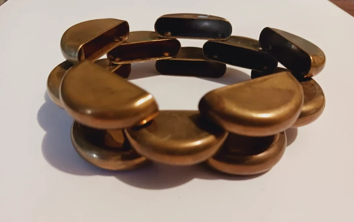 Gold Tone Chunky Link Bracelet - photo 2