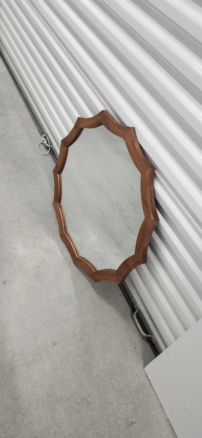 Wooden frame mirror ,27" - photo 2