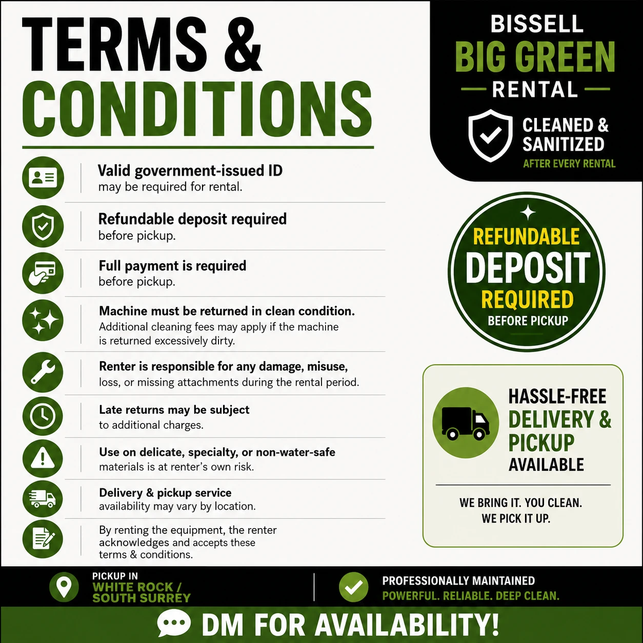 Bissell Big Green Rental - photo 2