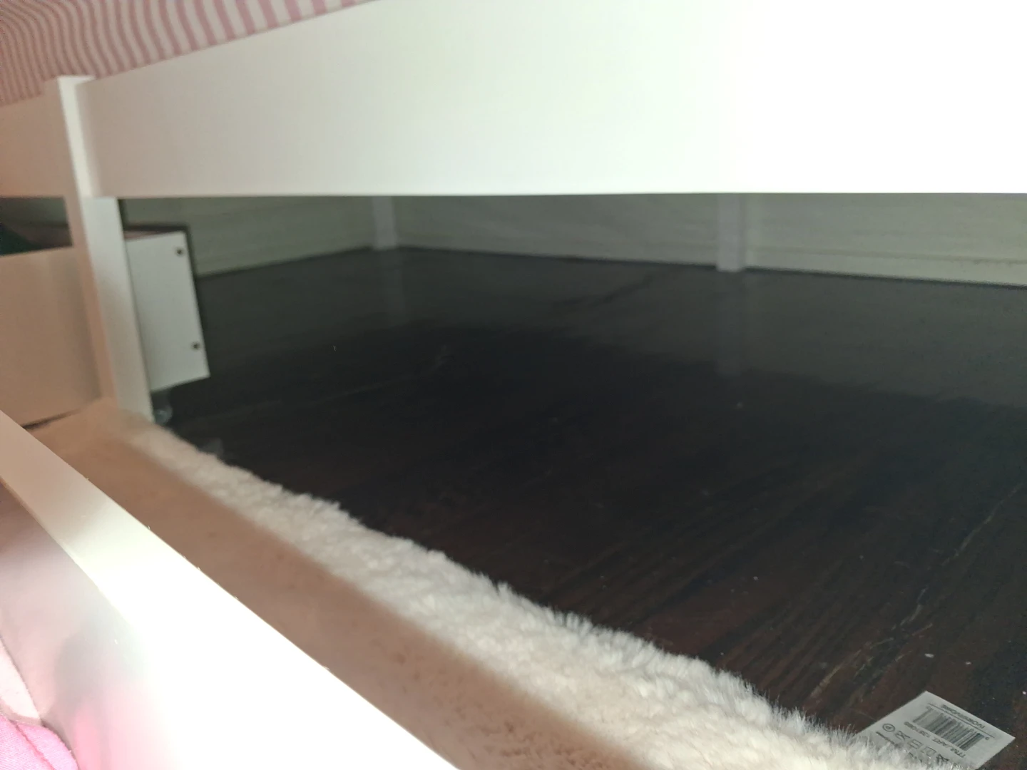 White Twin Bed Frame with Storage Drawers - photo 4