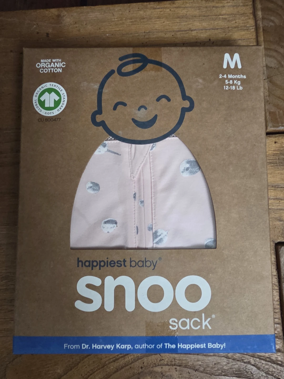 Happiest Baby Snoo Sack - Size M, Organic Cotton