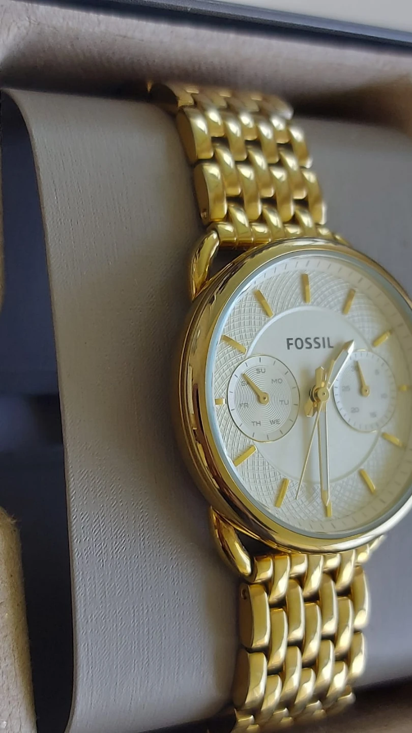 Women's Fossil Gold Watch *OBO* - photo 3