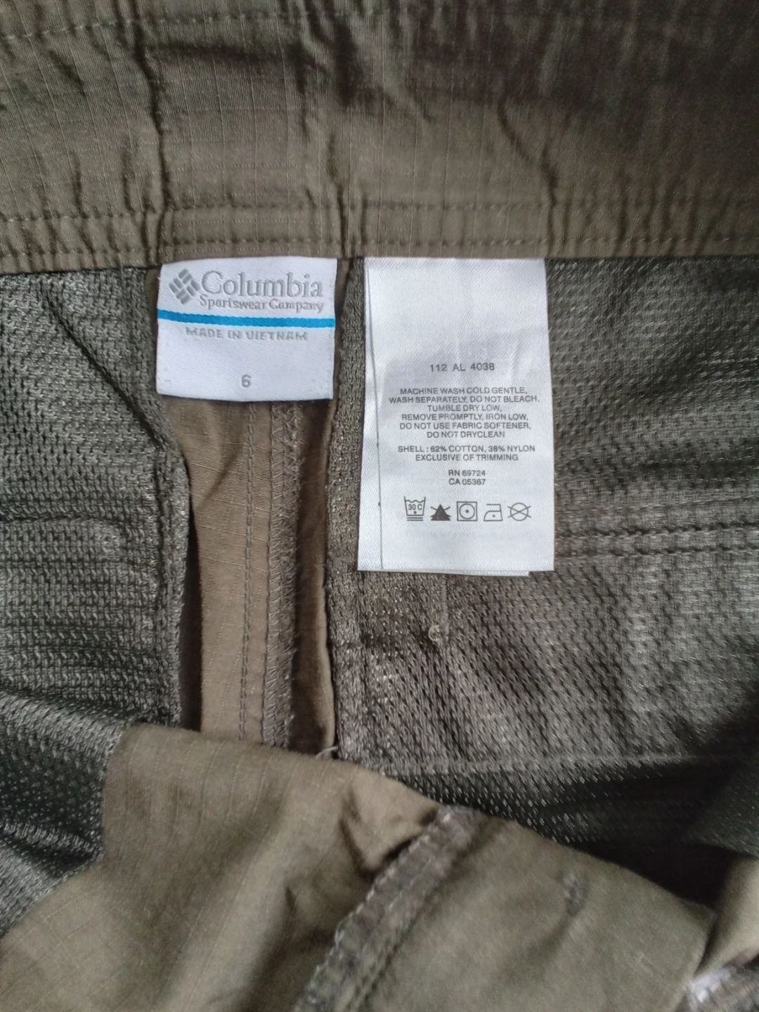 Columbia Omni-Shade Cargo Shorts Size 6 - photo 3