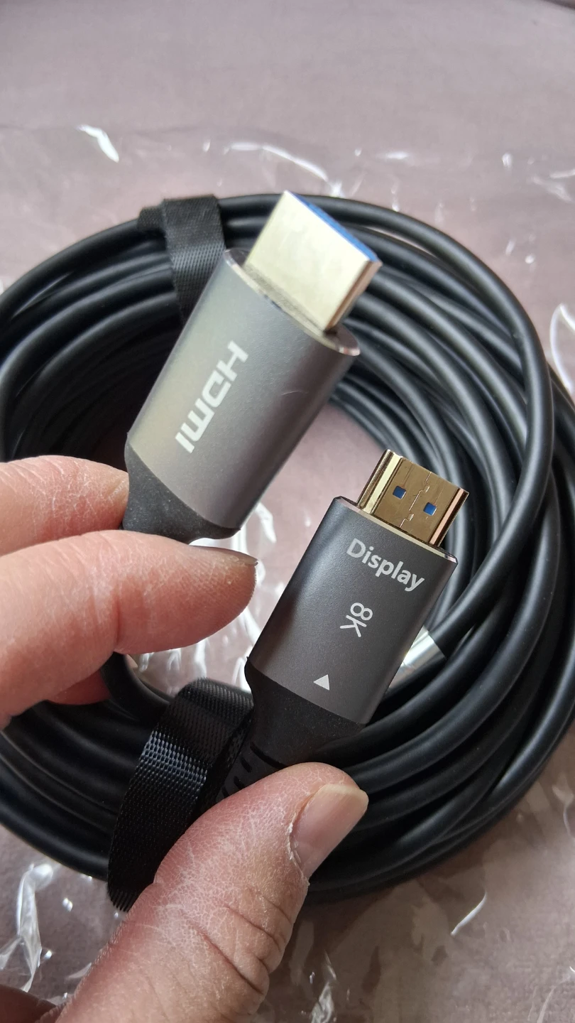 NEW 8K HDMI Cable 50ft Fibre Optic 2.1a home theater projecor tv - photo 5