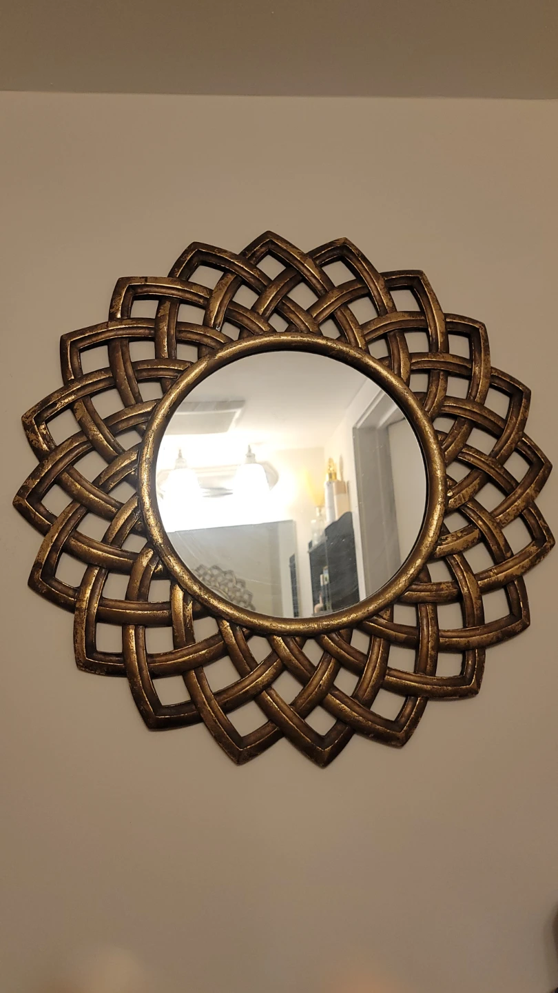 Gold finish Decorative Wall Mirror