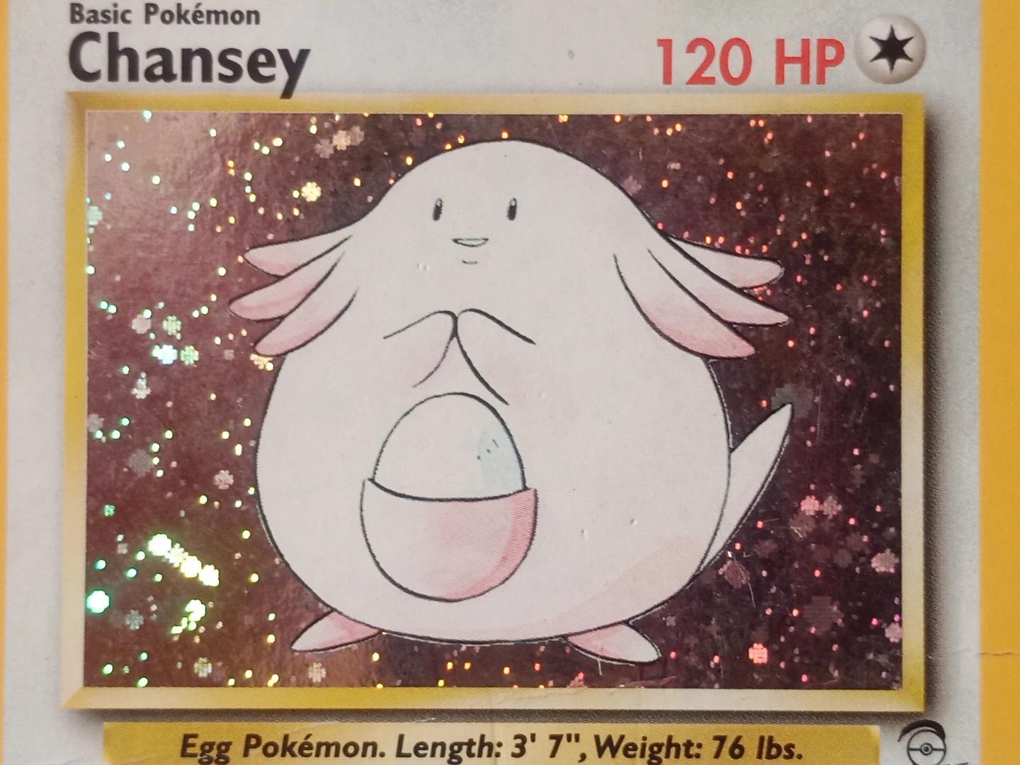 Pokemon Chansey Basic Pokemon Card