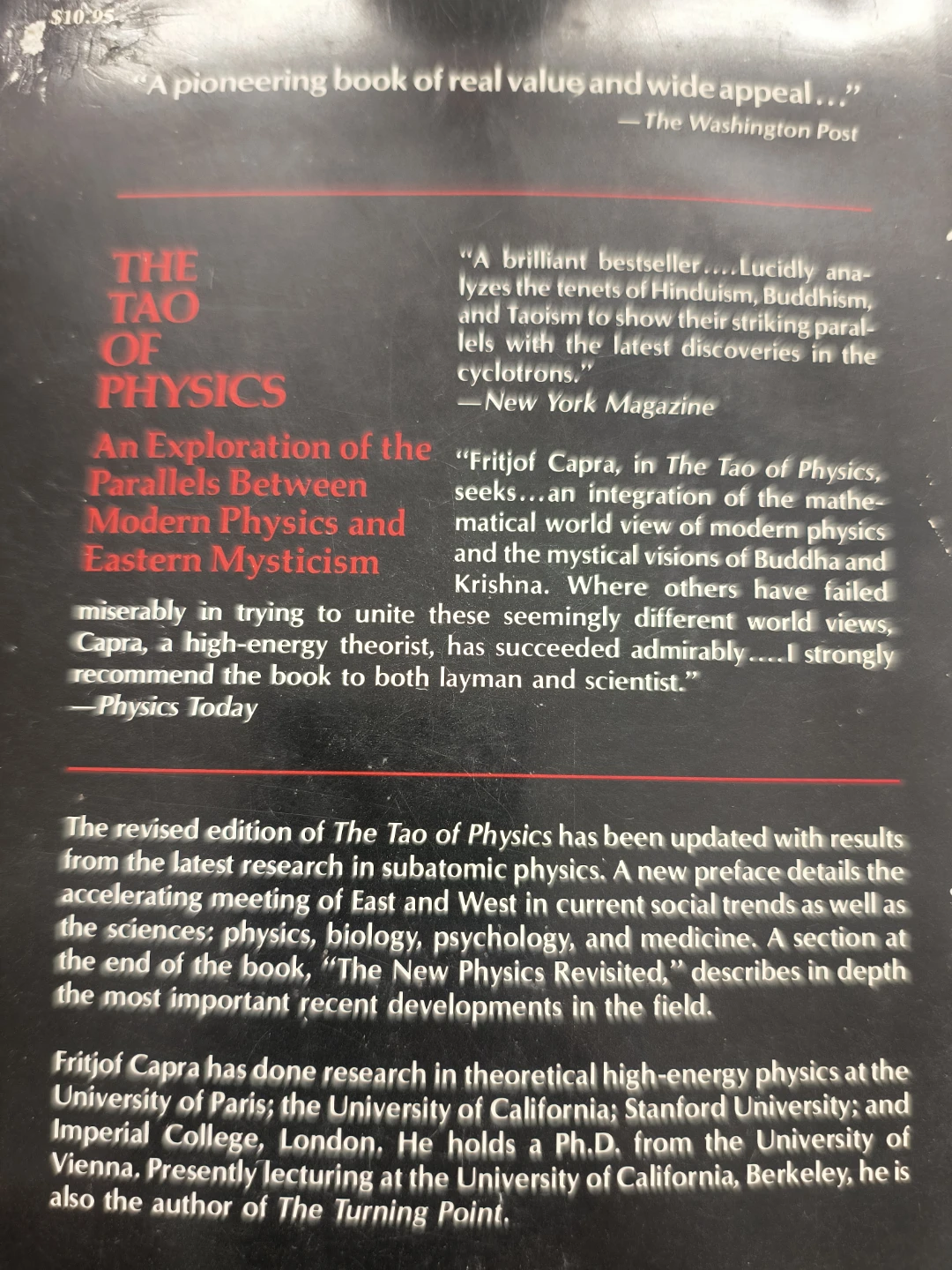 "The Tao of Physics" by Fritjof Capra, 1985, paperback - photo 3